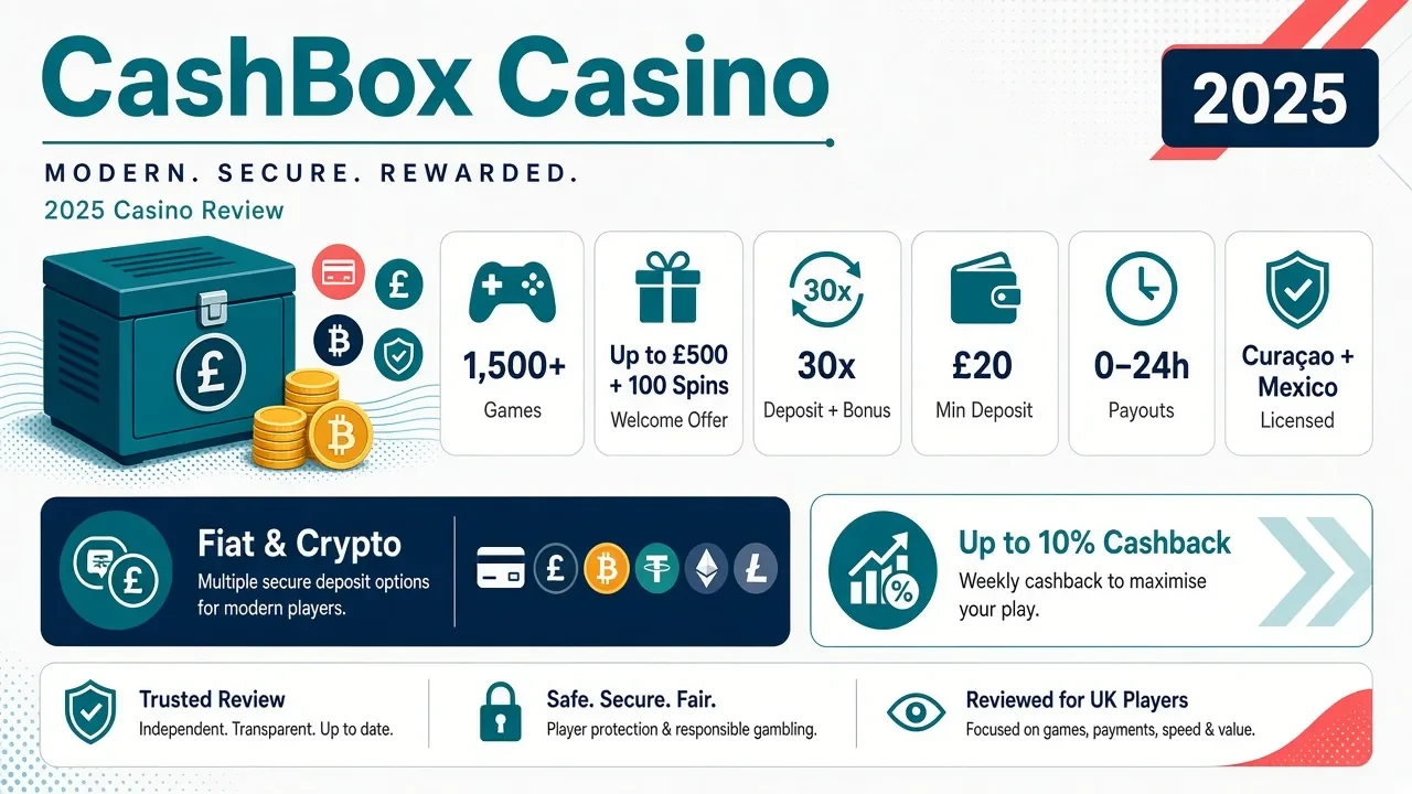 CashBox non gamstop casino