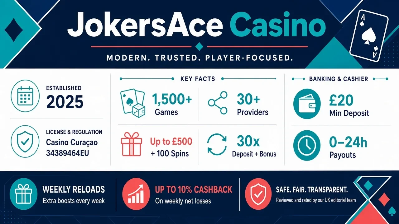 JokersAce non gamstop casino