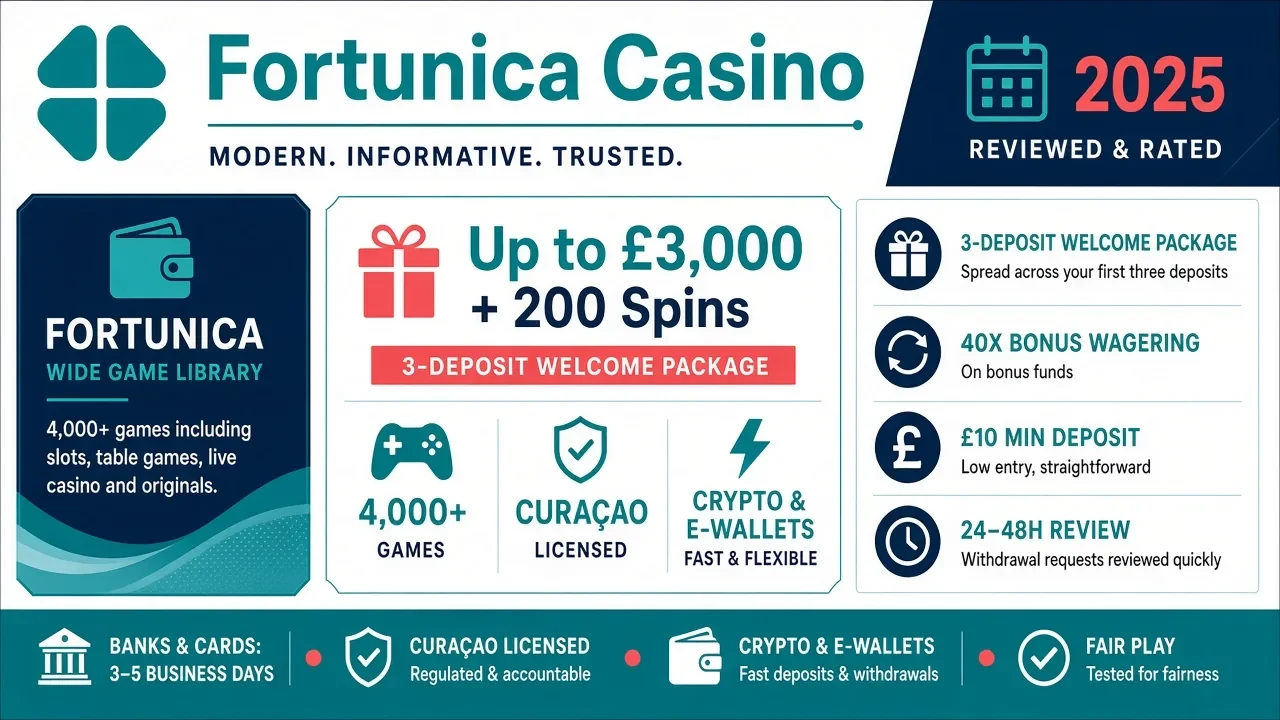 Fortunica non gamstop casino