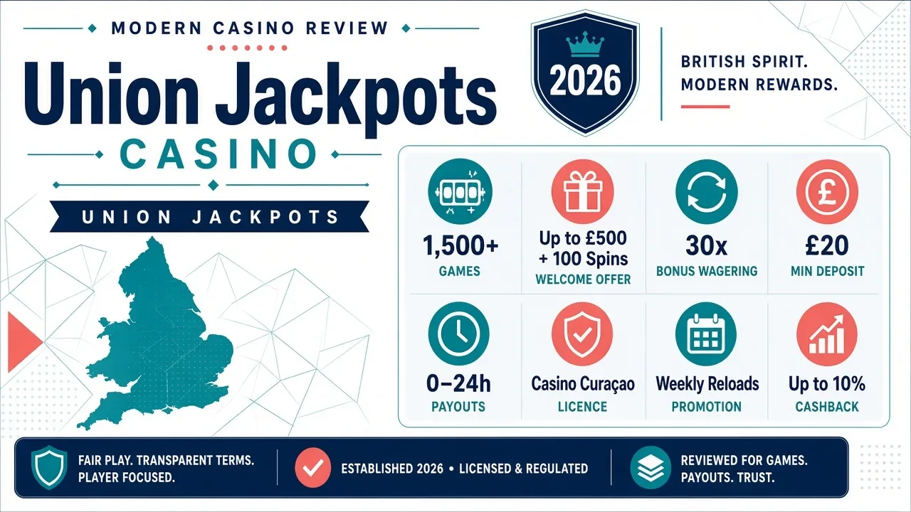 Union Jackpots Casino non gamstop casino